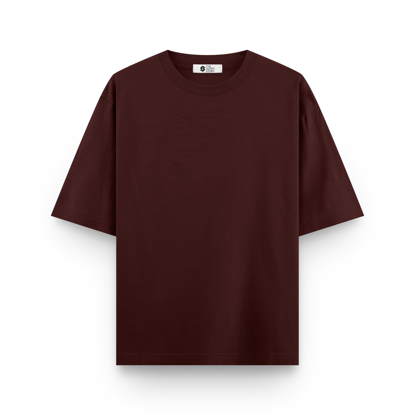 Maroon: Solid Premium T-Shirt
