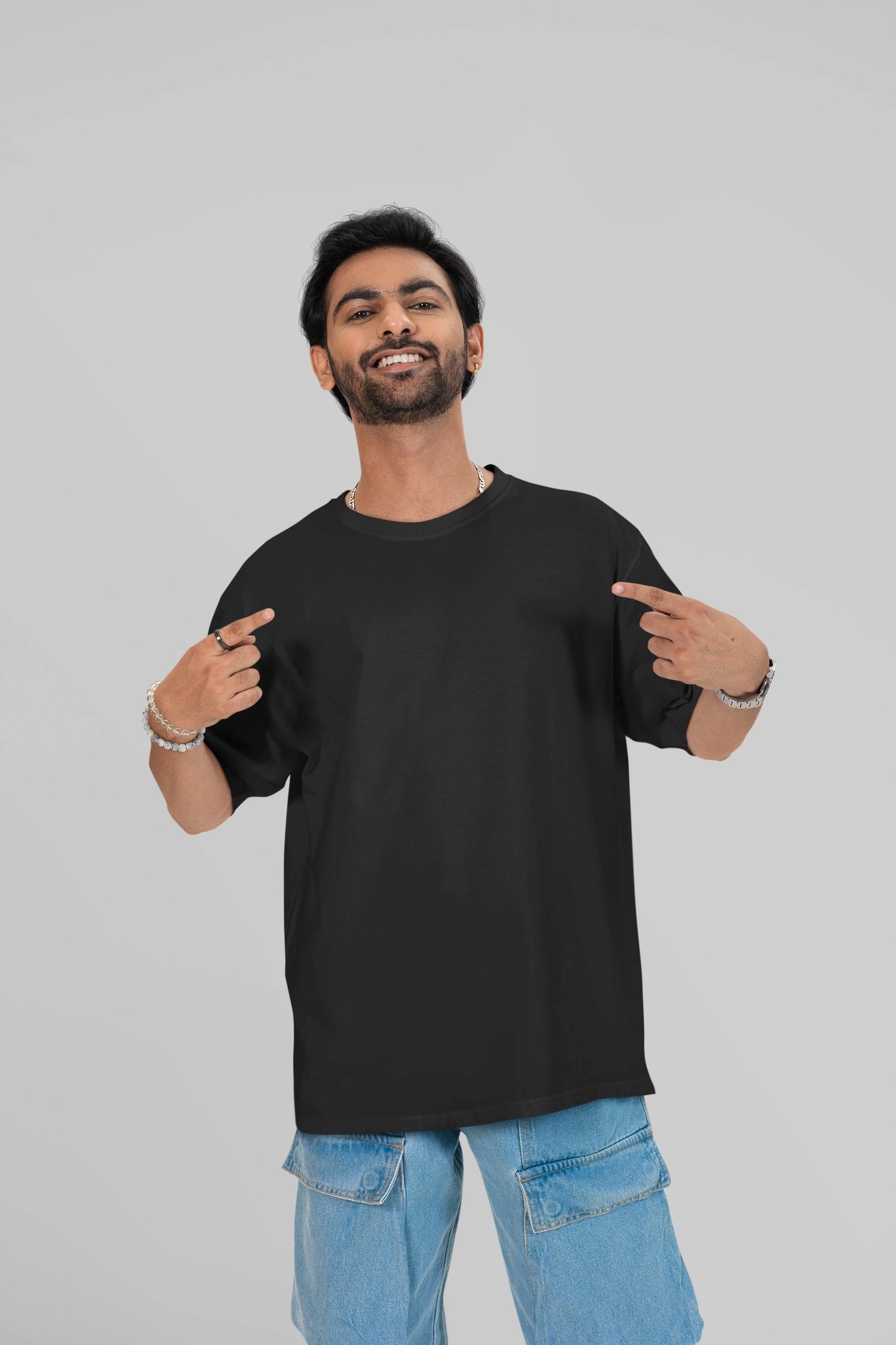 Black: Solid Premium T-Shirt