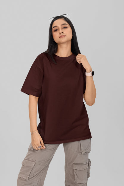 Maroon: Solid Premium T-Shirt