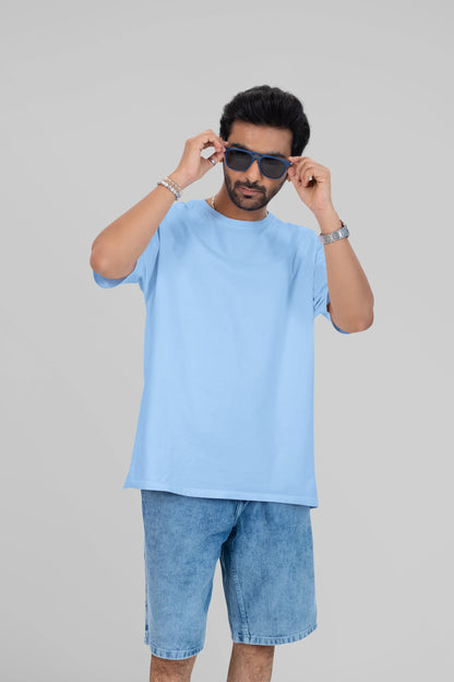 Blue: Solid Premium T-Shirt