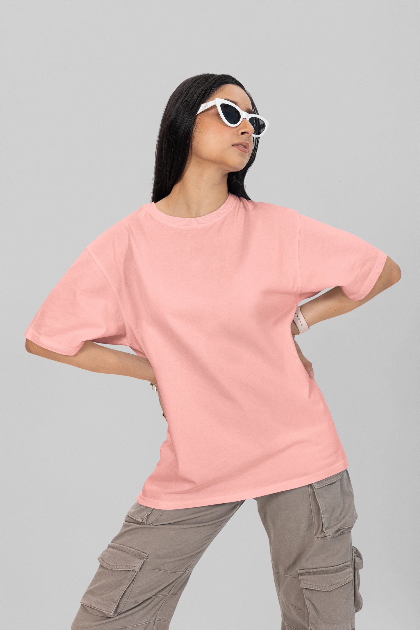 Baby Pink: Solid Premium T-Shirt